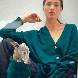 NakedCashmere Lily Button Up Cashmere Cardigan Sweater